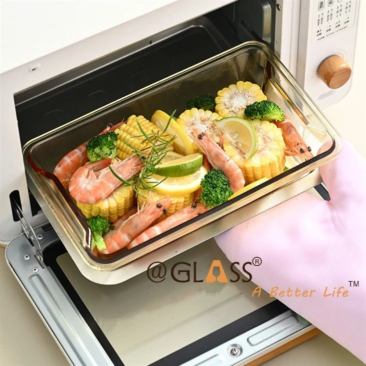 Amber Borosilicate Glass Baking Dish price